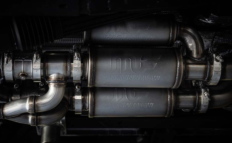 Magnaflow 19619 MagnaFlow System Overland Cat-Back 22-23 Ford Bronco Raptor 3.0L