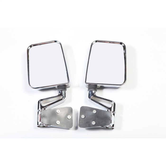 Rugged Ridge 11018.01 87-02 Jeep Wrangler YJ/TJ Chrome Dual Focus Door Mirror Kit