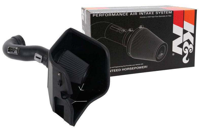 K&N Engineering 71-3110 K&N 2019 Chevrolet Silverado 1500 5.3L V8 Black Performance Intake Kit