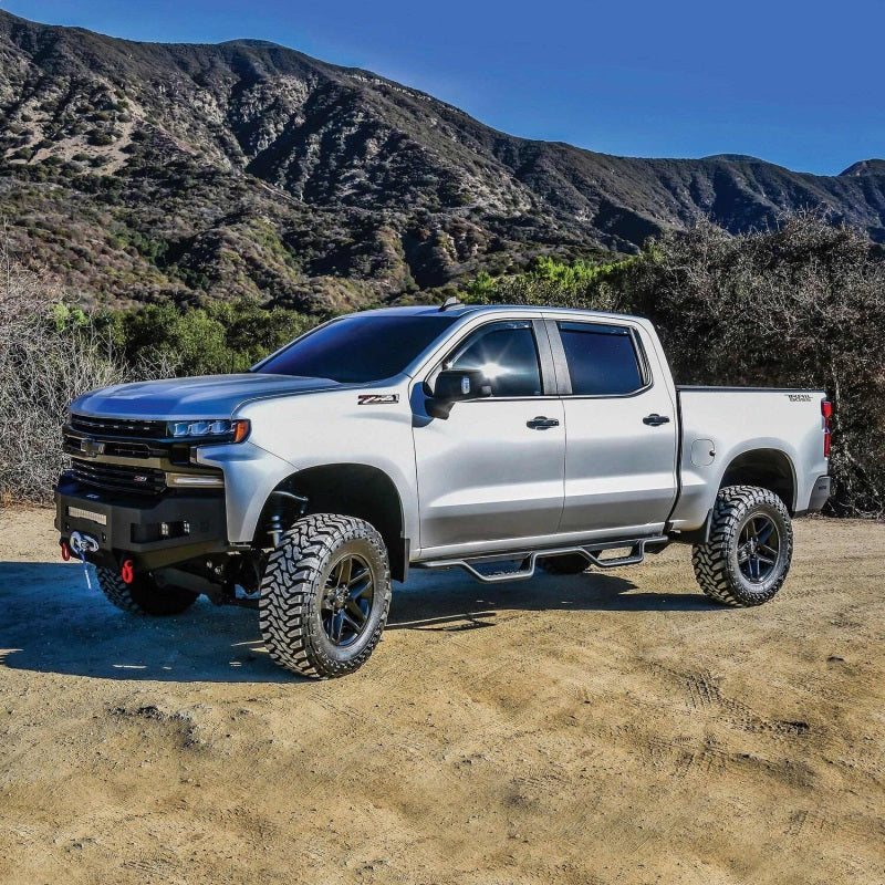Westin 20-14135 19-22 Chevrolet Silverado / GMC Sierra Crew Cab Outlaw Nerf Step Bars