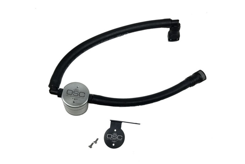 J&L 3025P-C 15-25 Ford Transit 150/250/350 3.5L EcoBoost Passenger Side Oil Separator 3.0 - Clear Anodized