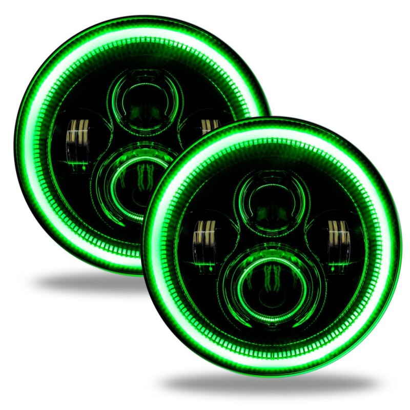 ORACLE Lighting 5769J-332 Oracle Jeep Wrangler JL/Gladiator JT 7in. High Powered LED Headlights (Pair) - Dynamic