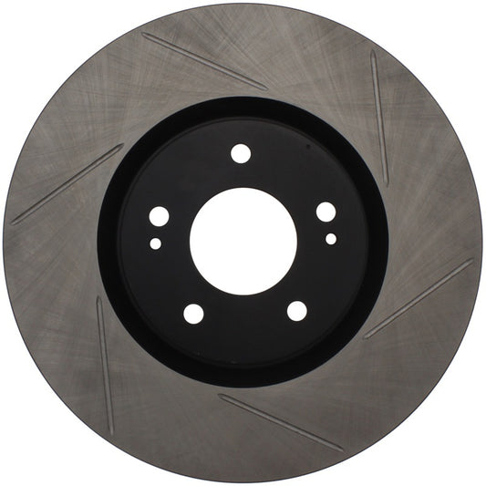 Stoptech 126.46064SL StopTech Power Slot 03-06 Evo 8 & 9 Slotted Left Front Rotor