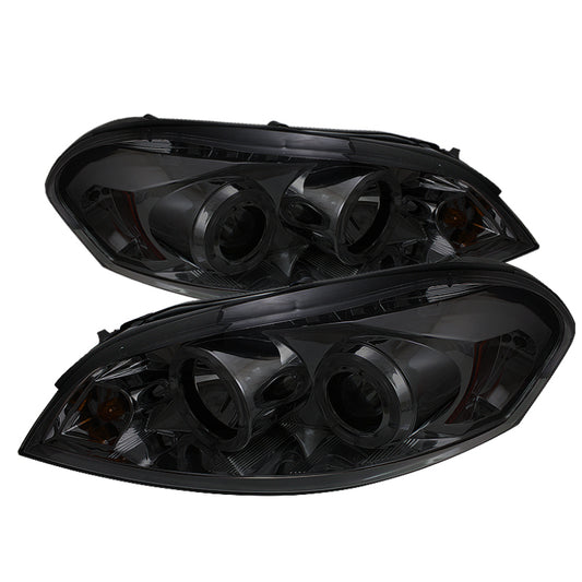 SPYDER 5031723 Spyder Chevy Impala 06-13 Projector Headlights LED Halo LED Smke PRO-YD-CHIP06-HL-SM