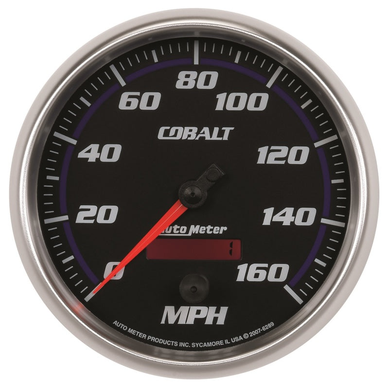 AutoMeter 6289 Autometer Cobalt 5in 160mph In-Dash Electronic Programmable Speedometer