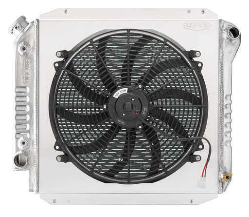 COLD CASE RADIATORS 66-77 Bronco V8 AT Aluminum Radiator Module - CCRFOT574A-5