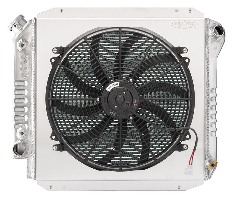 COLD CASE RADIATORS 66-77 Bronco V8 AT Aluminum Radiator Module - CCRFOT574A-5