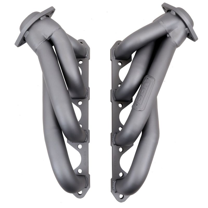 BBK 1515 79-93 Mustang 5.0 Shorty Unequal Length Exhaust Headers - 1-5/8 Titanium Ceramic