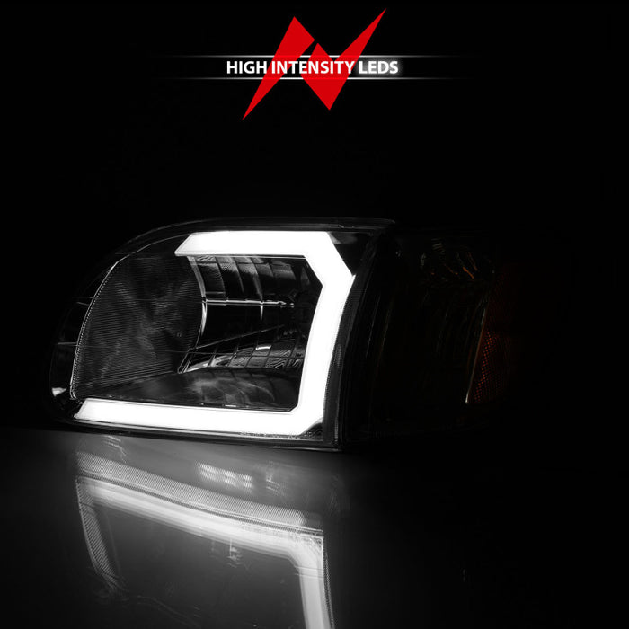 ANZO 111580 ANZ Crystal Headlights