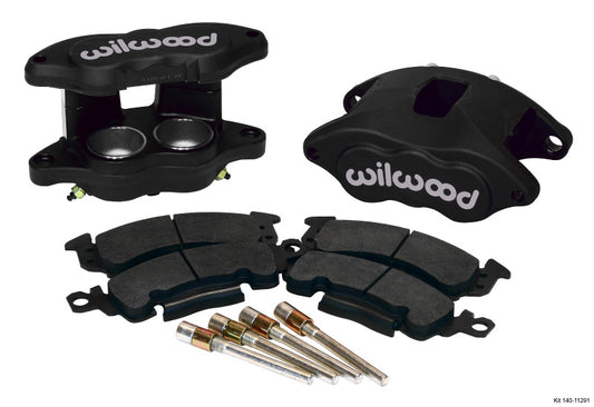 Wilwood 140-11291 D52 Front Caliper Kit - Gray Type III Ano 2.00 / 2.00in Piston 1.04in Rotor
