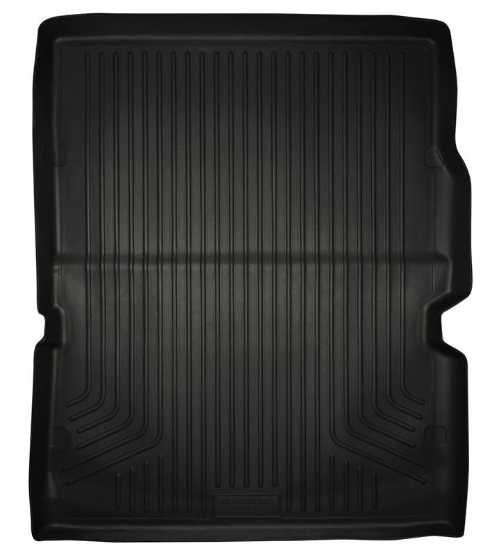 Husky Liners 20421 11-22 Dodge Durango WeatherBeater (Over Folded 3rd Row) Black Rear Cargo Liner