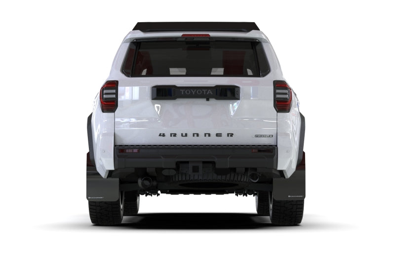 Rally Armor MF148-UR-BLK-MBK 2025+ Toyota 4Runner Black UR Mud Flap w/ Metallic Black Logo