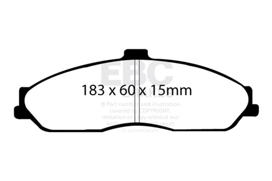 EBC DP51162NDX 03-04 Cadillac XLR 4.6 Bluestuff Front Brake Pads