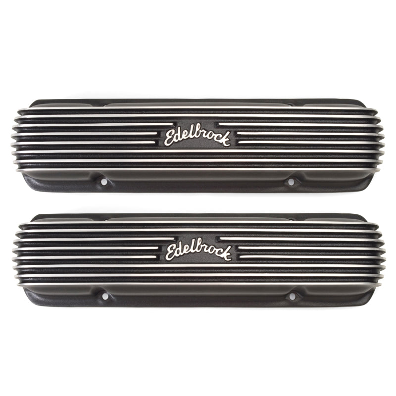 Edelbrock EDE41303 Pontiac Classic Series V/C's - Black Finish