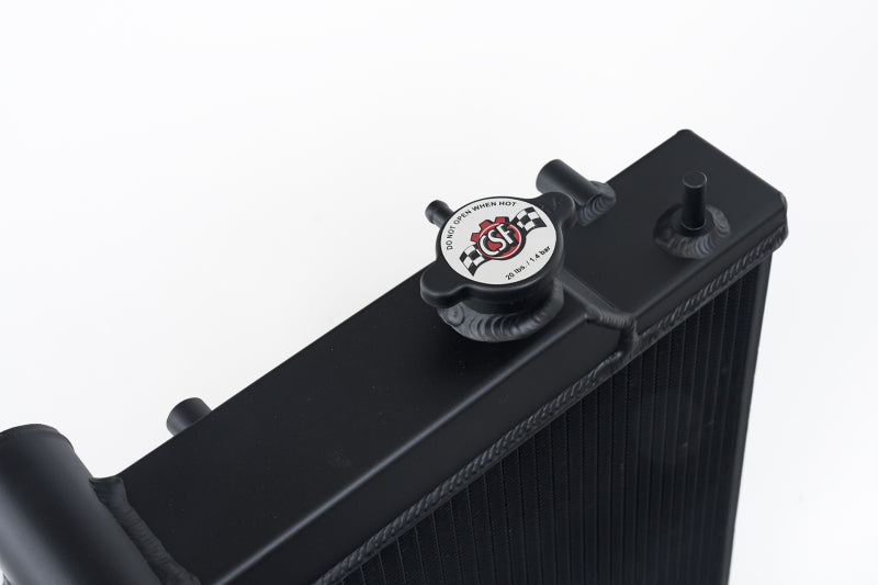 CSF 7095B 08-21 Subaru WRX/STI 2-Row 42mm Race-Spec All Aluminum Radiator - Black