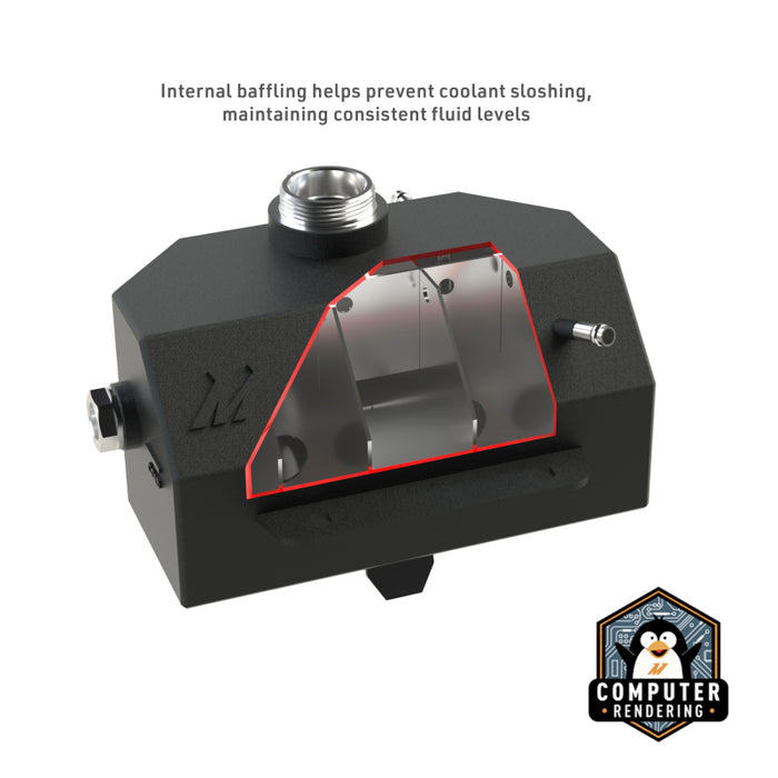 Mishimoto MMRT-MUS-15E 2015 Ford Mustang EcoBoost / 3.7L / 5.0L Aluminum Coolant Expansion Tank-Polished