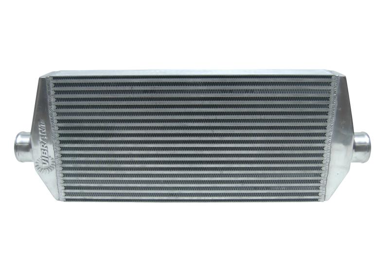 Vibrant 12800 Air-to-Air IC Assy complete w/ end tanks core size 18in Wx6.5in Hx3.25in thick 2.5in in/out
