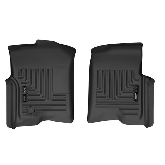 Husky Liners 55901 04-08 Ford F-150 SuperCrew Cab X-act Contour Front Floor Liner (Black)