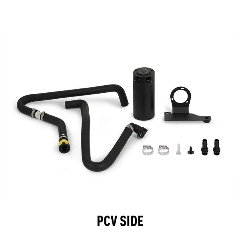 Mishimoto MMBCC-F35T-11SBE 11-14 Ford F-150 EcoBoost 3.5L Baffled Oil Catch Can Kit - Black