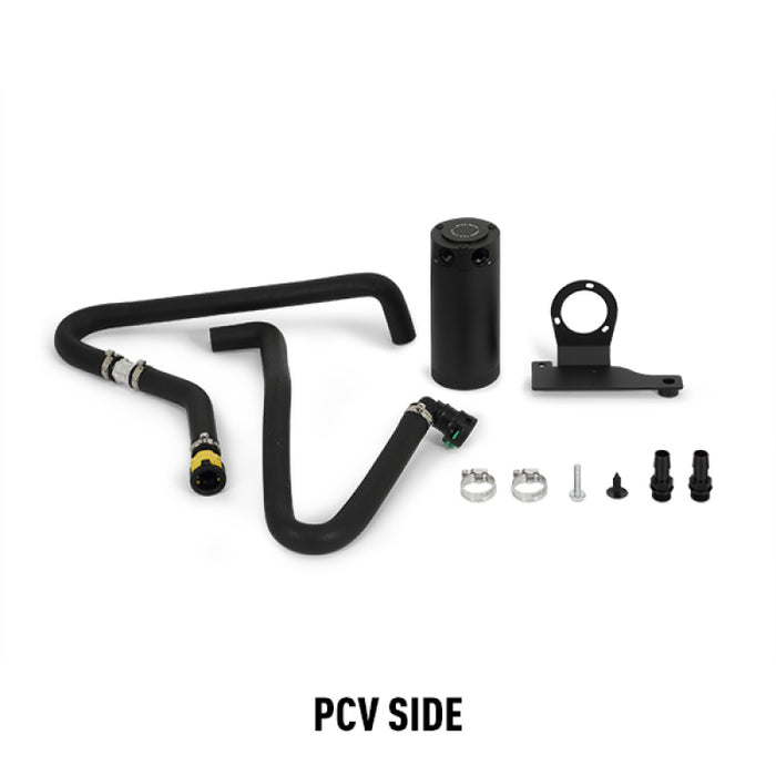 Mishimoto MMBCC-F35T-11SBE 11-14 Ford F-150 EcoBoost 3.5L Baffled Oil Catch Can Kit - Black