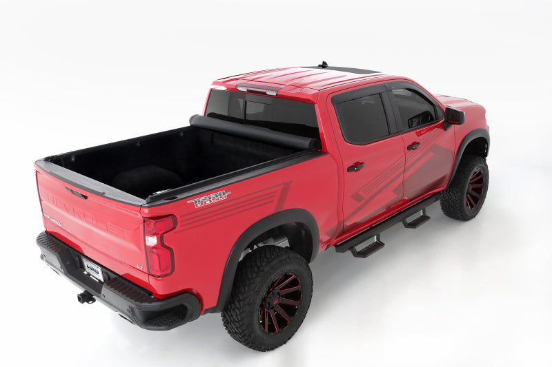 LUND 968292 Lund 19-23 Chevrolet Silverado 1500 (5.5ft. Bed) Genesis Elite Roll Up Tonneau Cover - Black
