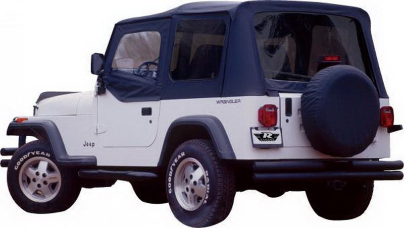 Rampage 68215 1976-1983 Jeep CJ5 Complete Top - Black Denim