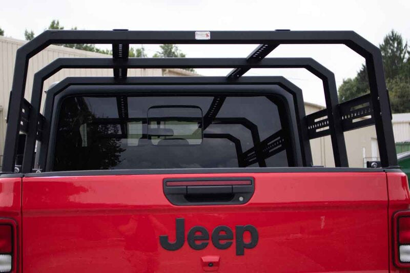 Fishbone Offroad FB21219 20+ Jeep Gladiator Bed Rack Full Tackle Rack - Black Powdercoat