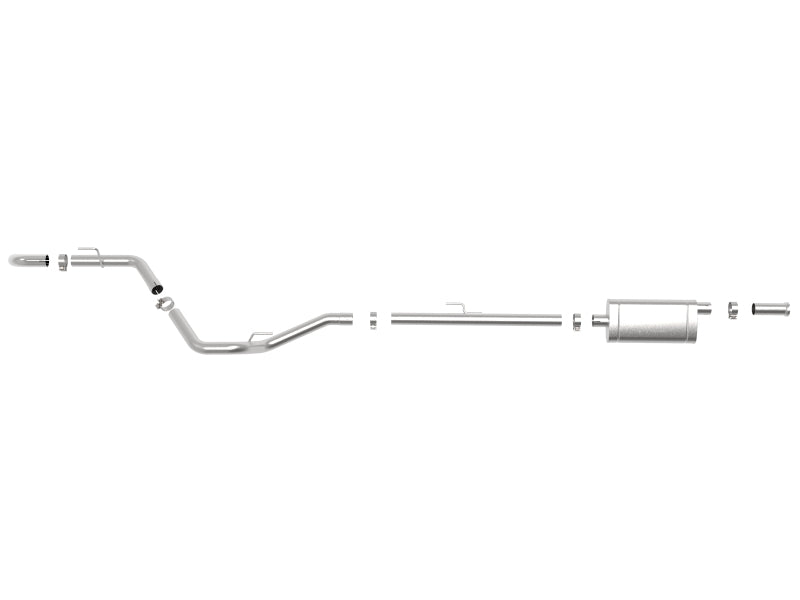 aFe 49-48088 Apollo GT Series 2-1/2in 409 SS Cat-Back Hi-Tuck Exhaust System 2020 Jeep Gladiator (JT) V6-3.6L