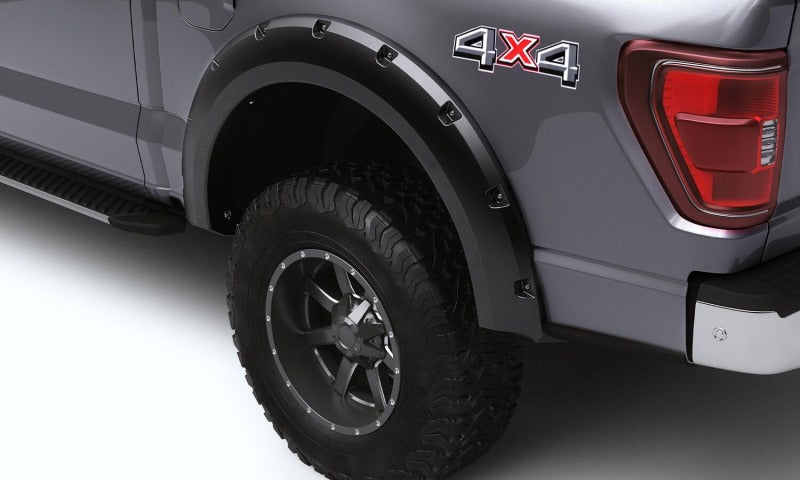 Bushwacker BUS28129-08 17-21 Ford F250 Forge Fender Flares Black 4Pcs