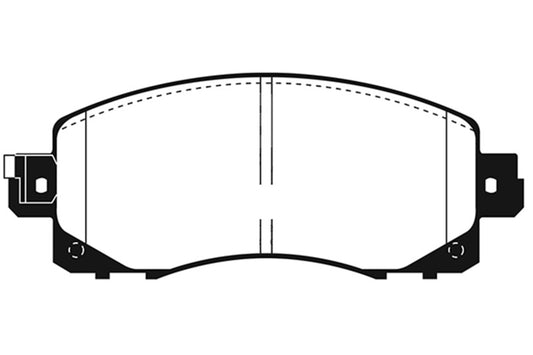 EBC DP32330C 2022+ Subaru WRX 2.4T / 18-23 Subaru Crosstrek Redstuff Front Brake Pads