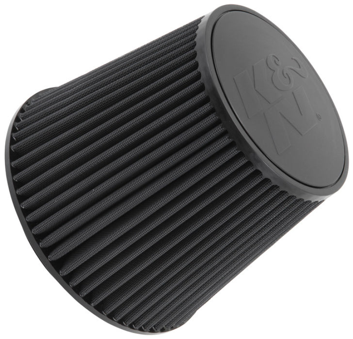 K&N Engineering RU-5177HBK K&N Universal Rubber Filter-Round Tapered 6in Flange ID x 9in Base OD x 6.625in Top OD x 7.5in H