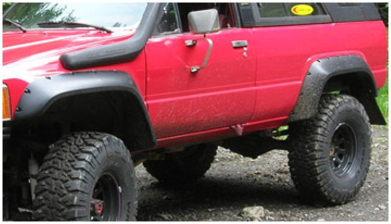 Bushwacker 31009-11 84-88 Toyota Cutout Style Flares 2pc - Black