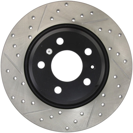 Stoptech 127.33127R StopTech Power Slot 09-10 Audi A4/A4 Quattro / 08-10 A5 / 10 S4 Rear Right Drilled & Slotted Rotor