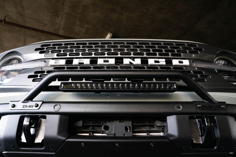 DV8 Offroad LBBR-06 2021-2022 Ford Bronco (Not For Factory Plastic Bumper) Factory Bumper Bull Bar - Black