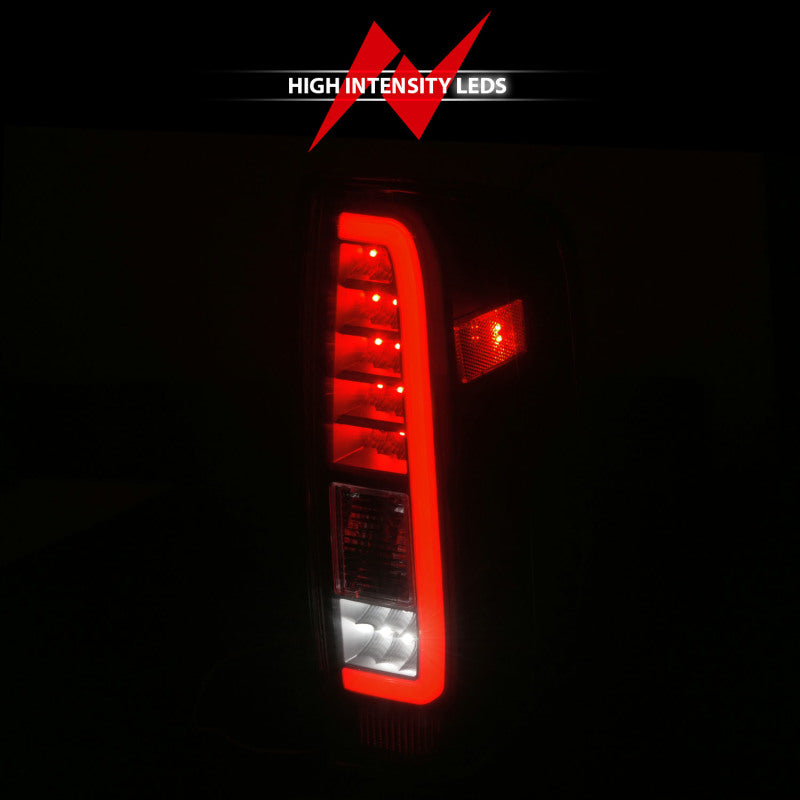 ANZO 311443 2005-2021 Nissan Frontier LED Taillights Black Housing/Clear Lens
