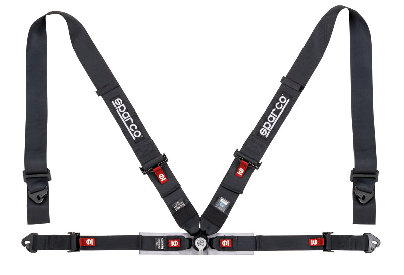 SPARCO 04716M1NR Sparco Belt 4Pt 3in/2in Competition Harness - Black