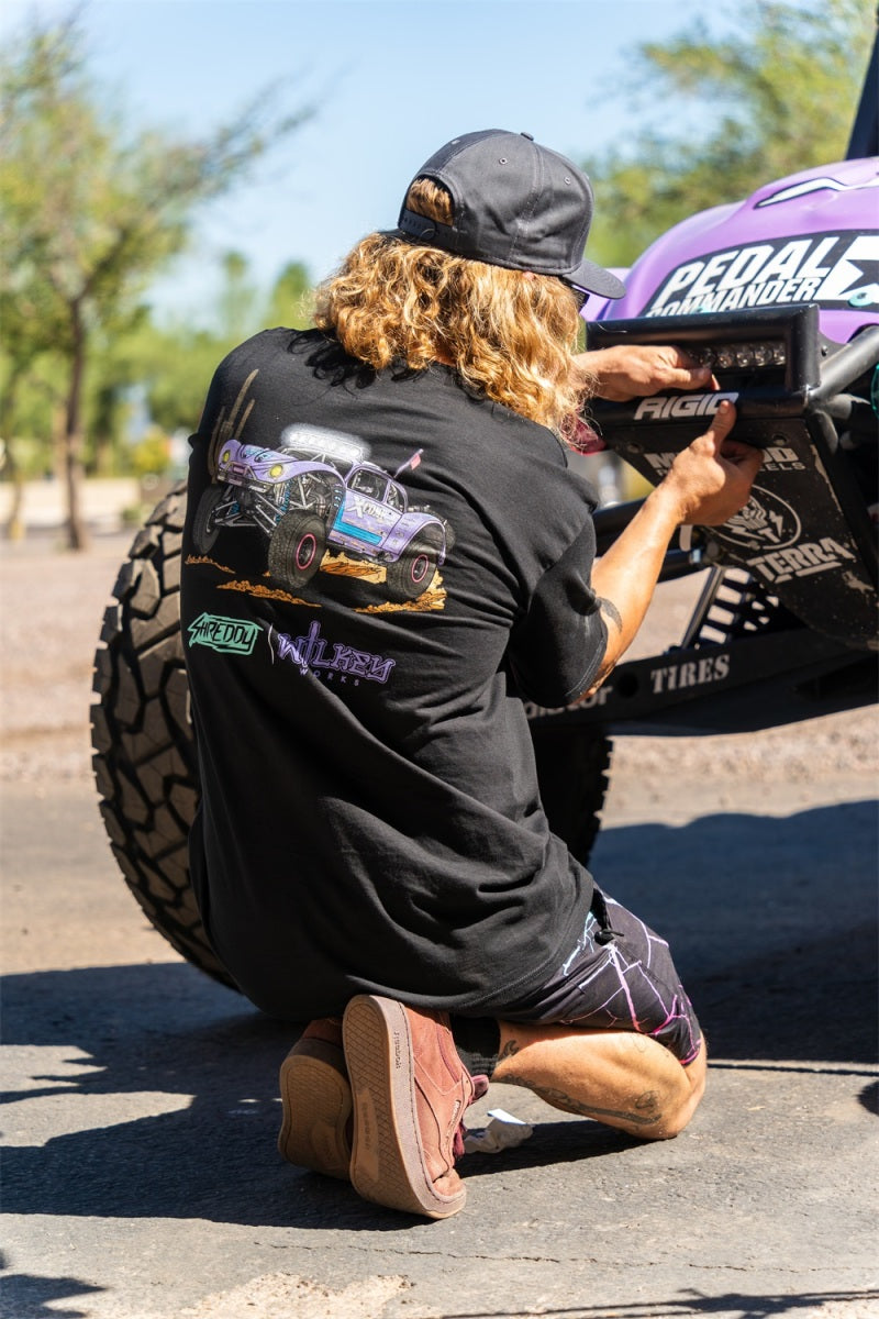 Rigid Industries 36117-SHREDDY x SHREDDY 360-Series 4in Lights w/Wt Bcklght (2) + 6 Covers (2 Pink/2 Teal/2 Blk)