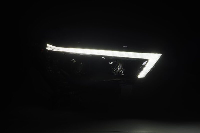 AlphaRex 880849 14-20 Toyota 4Runner LUXX LED Proj Headlights Black w/Activ Light/Seq Signal/DRL