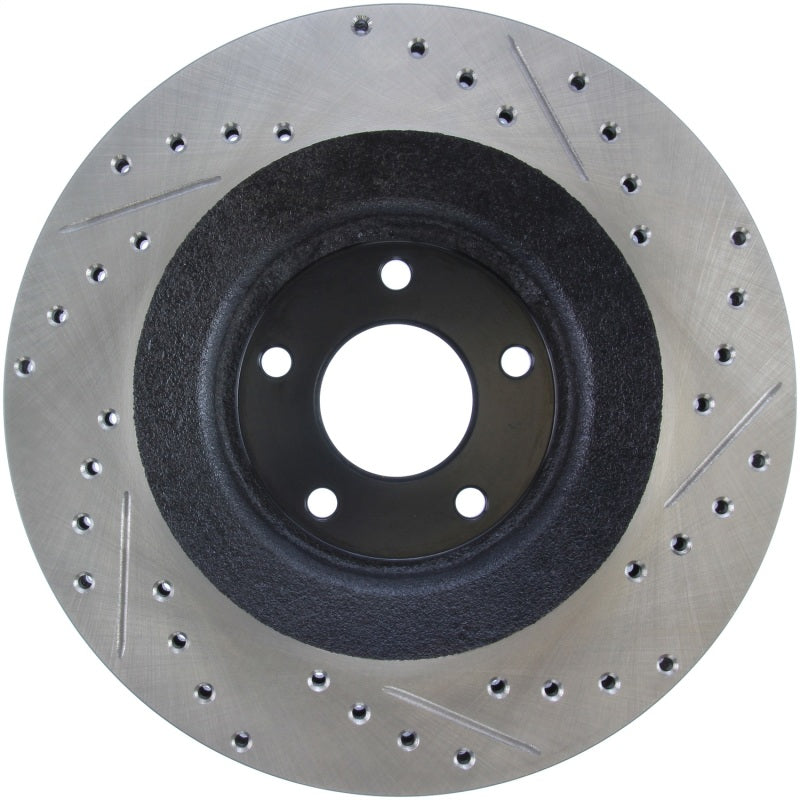 Stoptech 127.63072R StopTech Slotted & Drilled Sport Brake Rotor