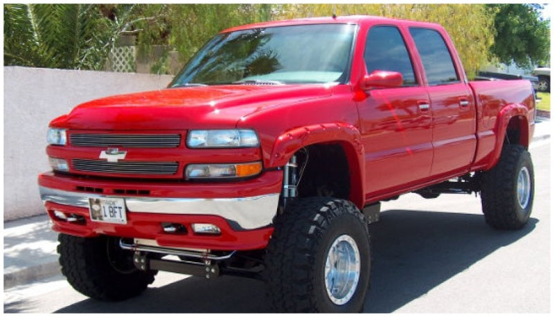 Bushwacker 40060-02 99-06 Chevy Silverado 1500 Fleetside Pocket Style Flares 2pc 78.0/96.0in Bed - Black