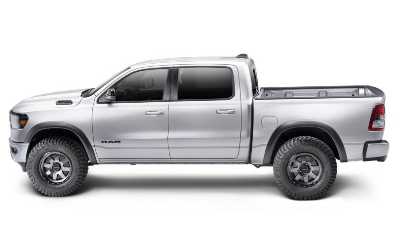 Bushwacker 50926-02 19-22 RAM 1500 (Excl. Rebel/TRX) 67.4 & 76.3in Bed Extend-A-Fender Flares 4pc - Smth Blk