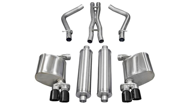 CORSA Performance 14522BLK Corsa 2011-2014 Dodge Charger R/T 5.7L V8 Black Xtreme Cat-Back Exhaust