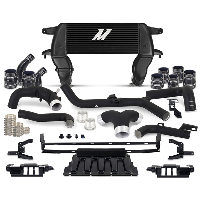 Mishimoto MMINT-BR27-21HKBKBK 21+ Ford Bronco 2.7L High Mount INT Kit BK Pipes BK Core