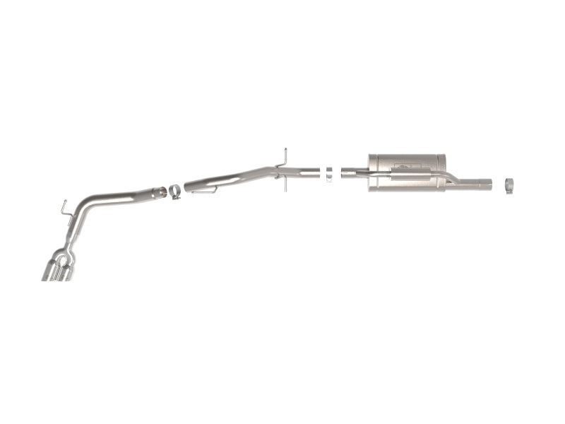 aFe 49-33148-P 2024+ Ford Ranger L4-2.3L (t) Vulcan Series 2.5in to 3in Cat-Back Exhaust w/ Polished Tip