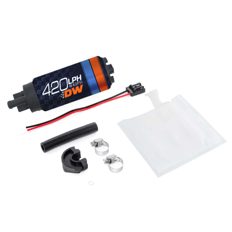 DeatschWerks 9-421-0791 Deatschwerks DW420 Series 420lph In-Tank Fuel Pump w/ Install Kit For Forester 97-07 Impreza