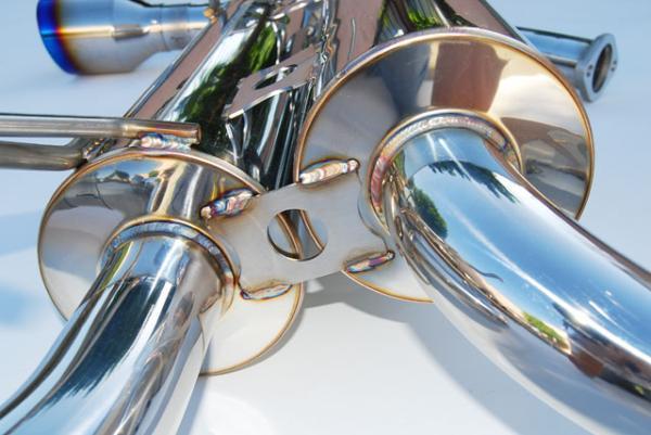 Invidia HS03IG3GID 03-08 Infiniti G35 Coupe Gemini Rolled Titanium Tip Cat-back Exhaust