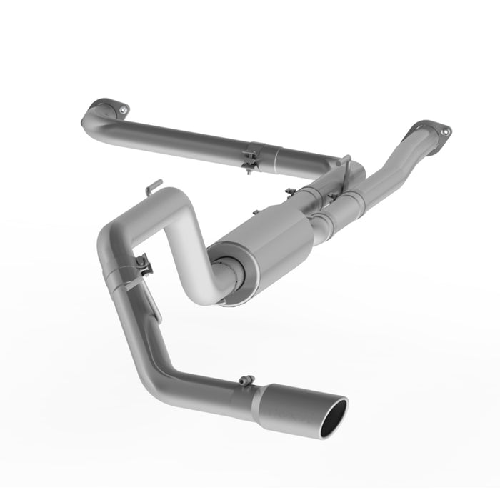 MBRP S5408AL 2016+ Nissan Titan 5.6L XD 4in Tip 3in AL Cat Back Single Side