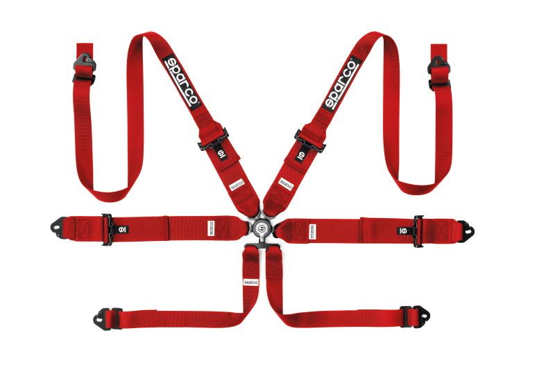 SPARCO 04818RH1RS Sparco BELT 6 PNT 3 to 2in HANS STEEL