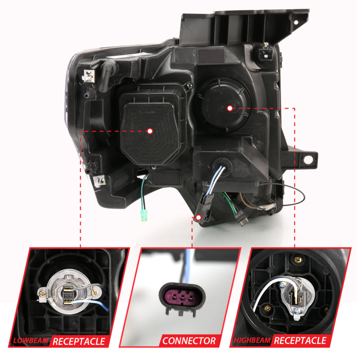 ANZO 111445 ANZ LED/Projector Headlights