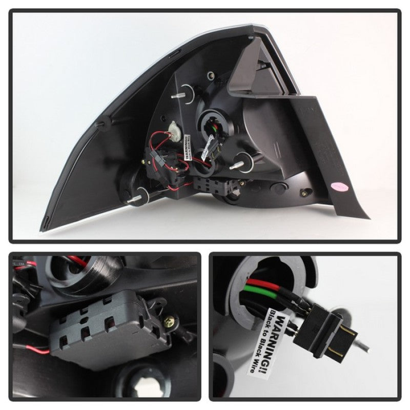 SPYDER 5076380 Spyder Chevy Impala 2006-2013 LED Tail Lights Black ALT-YD-CHIP06-LED-BK